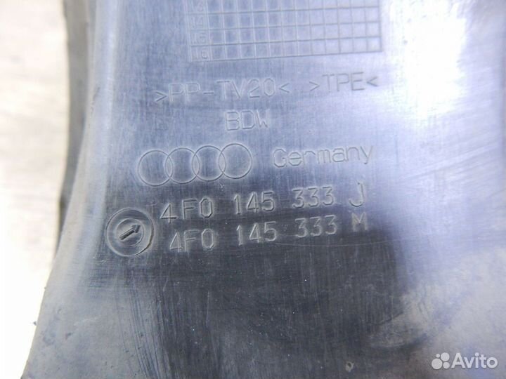 Воздуховод интеркулера Audi A6 C6