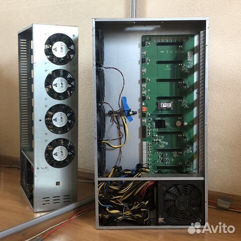 Супер-Тихий майнинг риг корпус