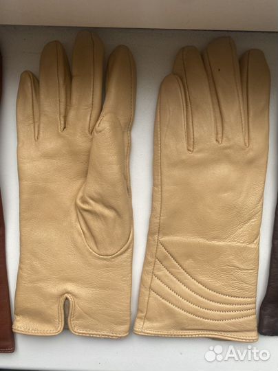 Перчатки кожаные