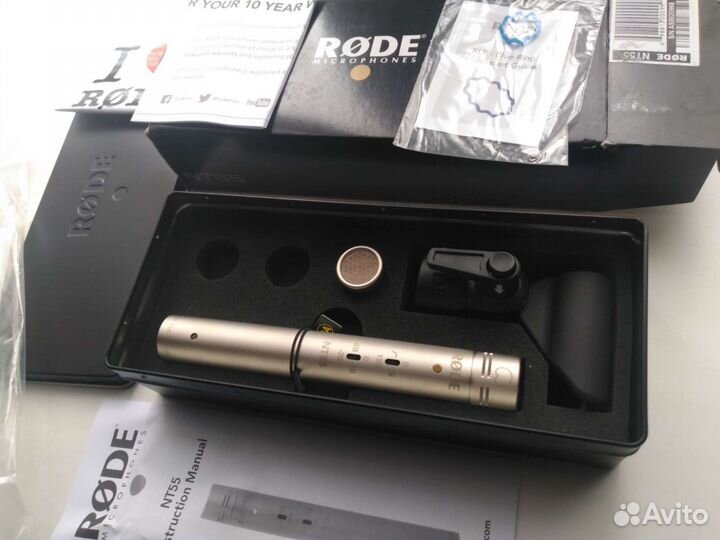 Новый микрофон Rode NT55 конденсаторный