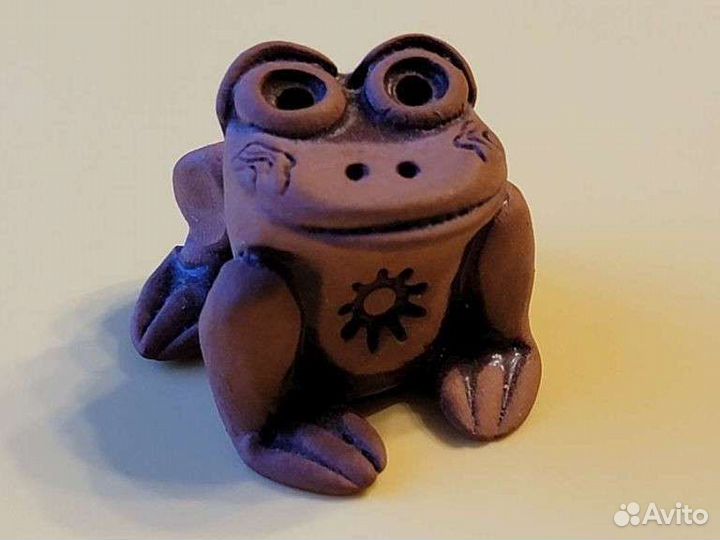 Лягушка фигурка латунь бронза