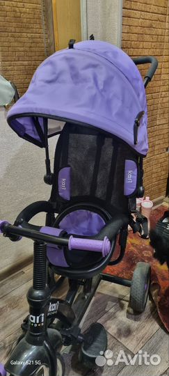 Велосипед коляска с ручкой