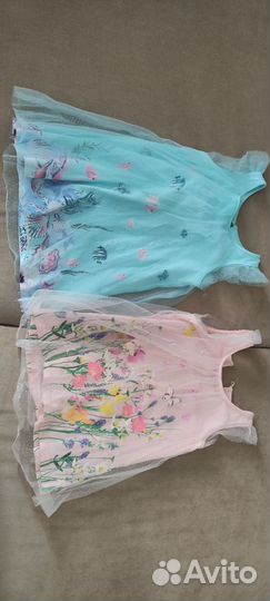 Платье для двойни 92