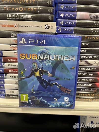Subnautica ps4 диск