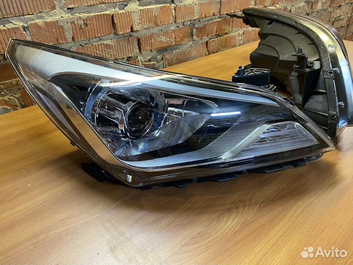 Hyundai solaris 1 рестайлинг фары bi led aozoom