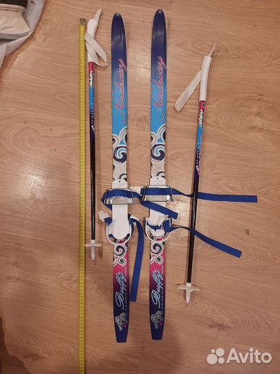 Лыжи детские 100 см Nordway