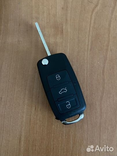 Ключ корпус ключа на 3 кнопки VAG