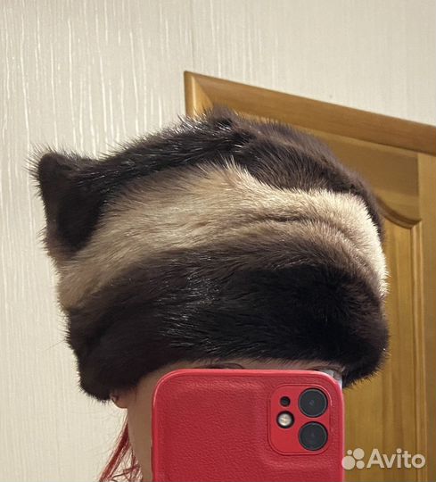 Шапка норковая женская