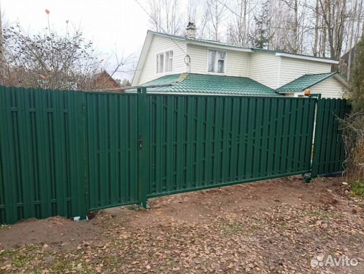 Откатные ворота под ключ