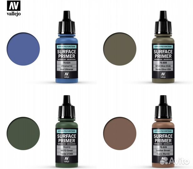 Грунт Surface Primer от испанской фирмы Vallejo
