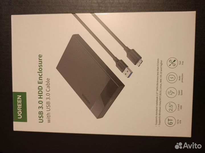 2.5 внешний бокс ugreen us221