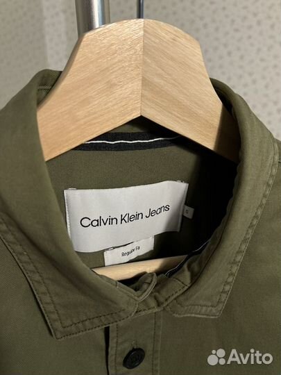 Рубашка мужская Calvin Klein (Оригинал) Патч