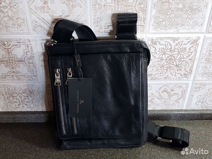 Сумка мужская нат. кожа оригинал новая