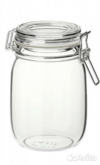 Korken коркен банка с крышкой 1 л