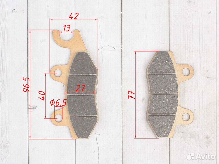 Колодки тормозные дисковые #2 X-tech (semi-metall