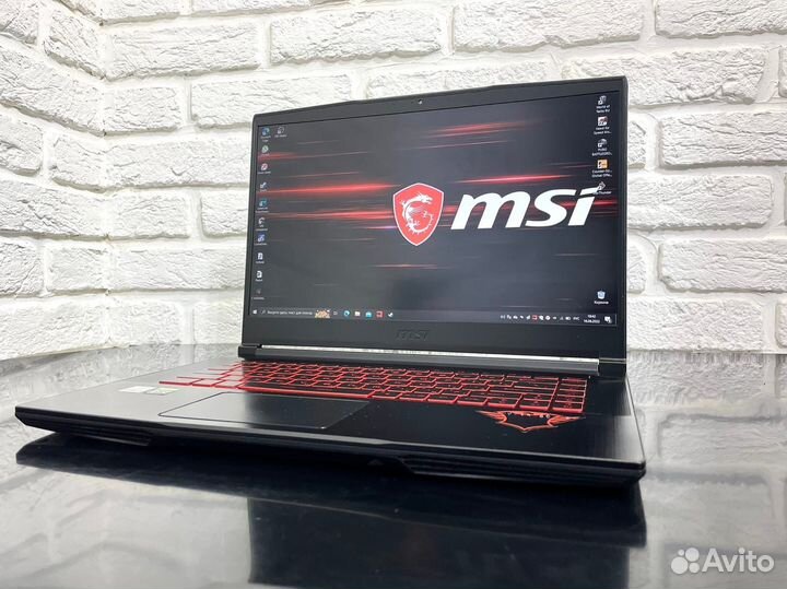 MSI/ i5-10200H/144Гц/ RTX 3060/ DDR4-16Гб/ SSD-512