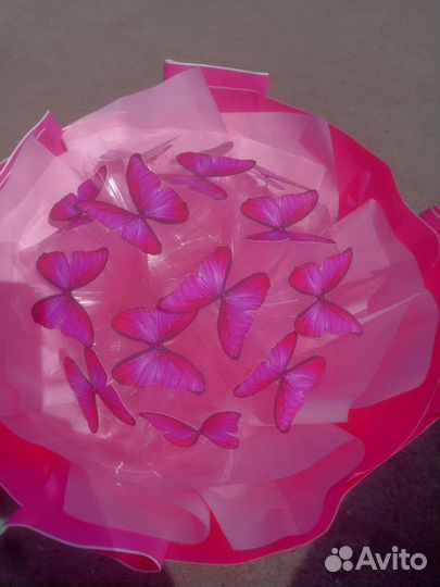 Букет с бабочками