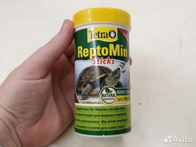 Корм для водных черепах Tetra ReptoMin Sticks