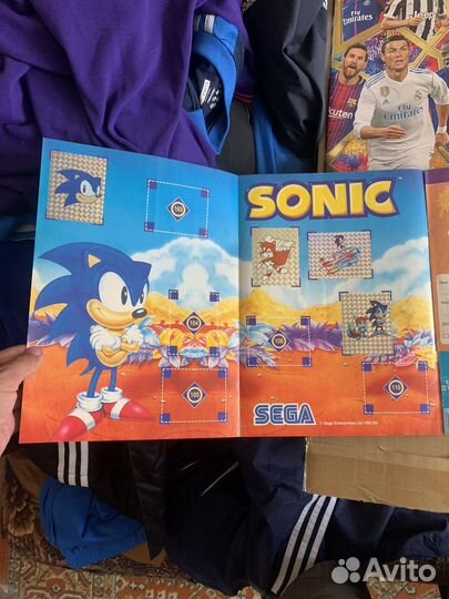 Альбом для наклеек Sonic