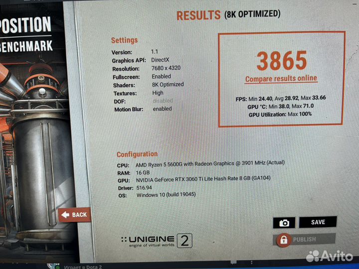 Rtx 3060ti 8gb ddr6 samsung