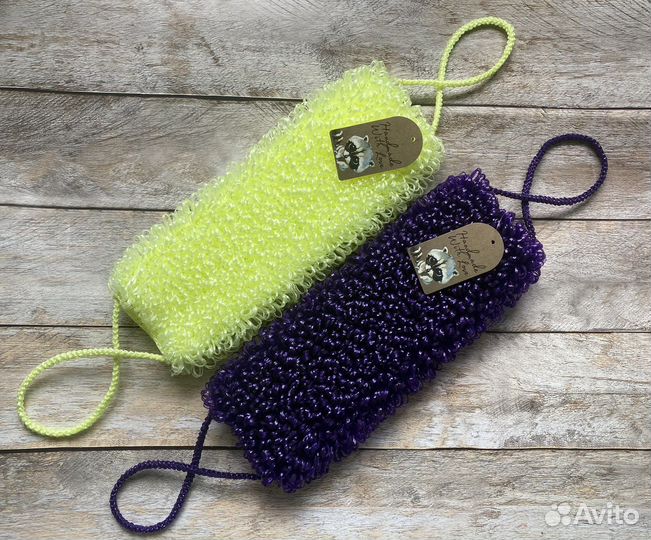 Мочалка ручной работы