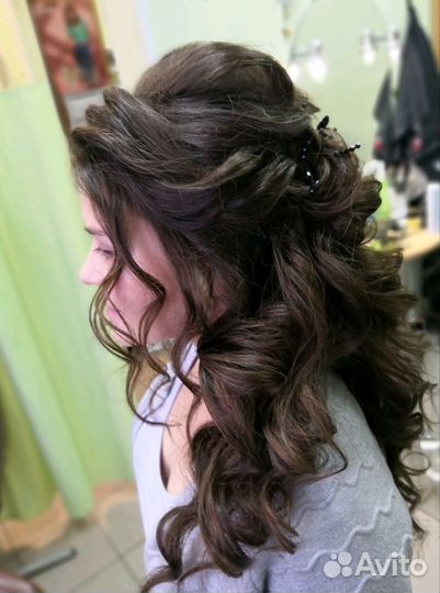 Вечерние причёски,макияж