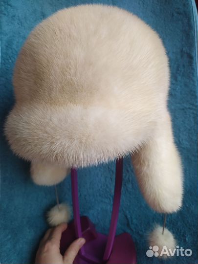 Шапка норковая женская бу