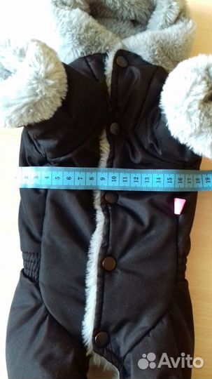 Зимний комбинезон для собаки р.S/М