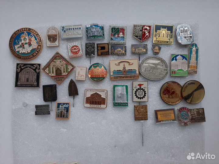 Значки города, Плес, Кострома, Иваново, гербы