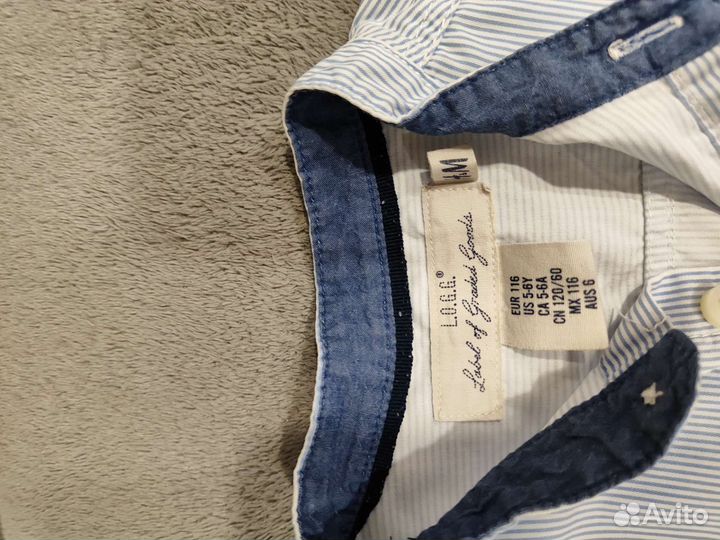 Рубашка h&m 116