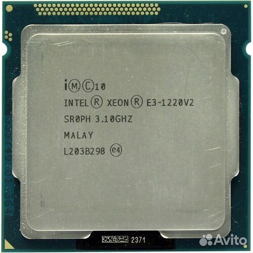Процессор xeon e3 1220v2