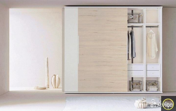 Шкаф-купе на заказ из дepeва