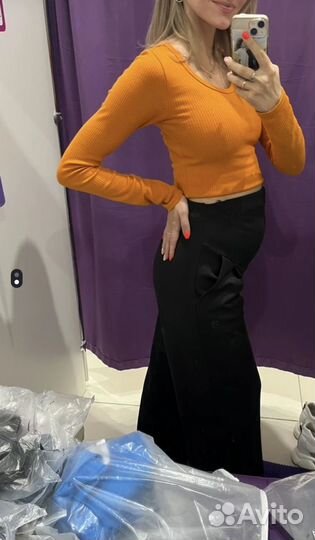 Брюки палаццо для беременных