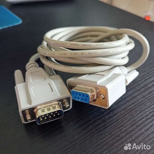 Кабель RS-232, разъемы db-9m/db-9f