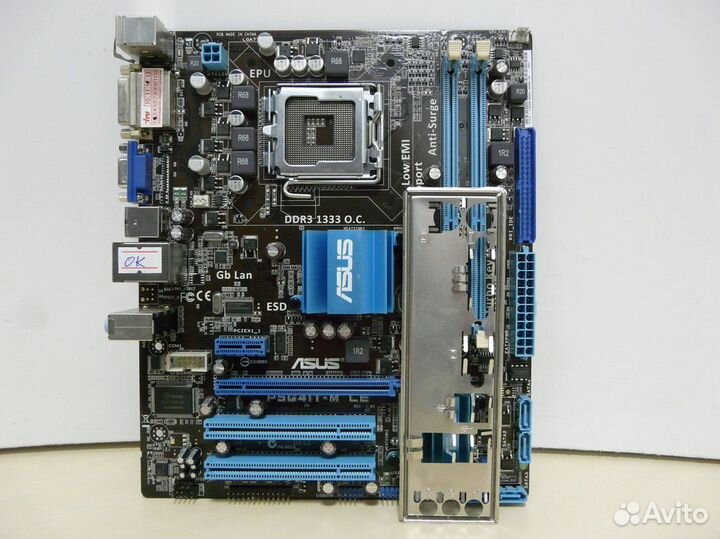 Мат. плата s775 asus P5G41T-M LE (Intel G41)(DDR3)