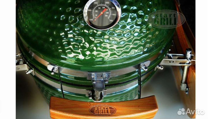 Керамический гриль Start Grill 12 зеленый