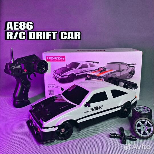 Радиоуправляемая машика для дрифта 1/16 AE86