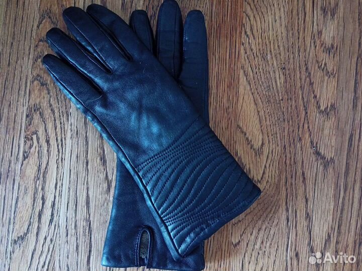 Перчатки женские кожаные 7