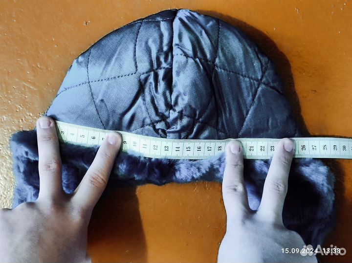 Шапка ушанка детская натуральный мех Литва СССР