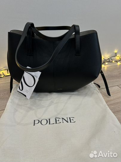 Сумка polene cyme mini черная