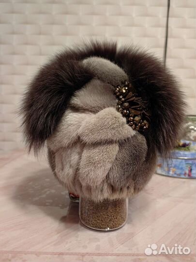 Шапка норковая новая