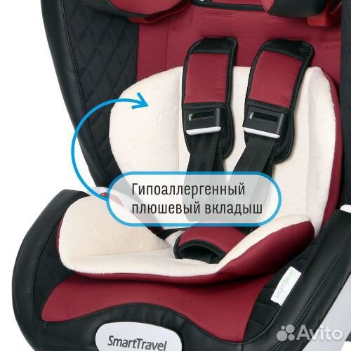 Автокресло 9-36 кг Smart Travel Magnate Isofix Red