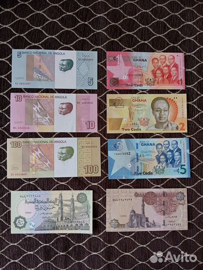 Банкноты Африки