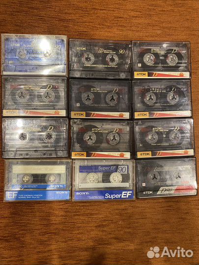 Аудиокассета TDK sony 12 штук