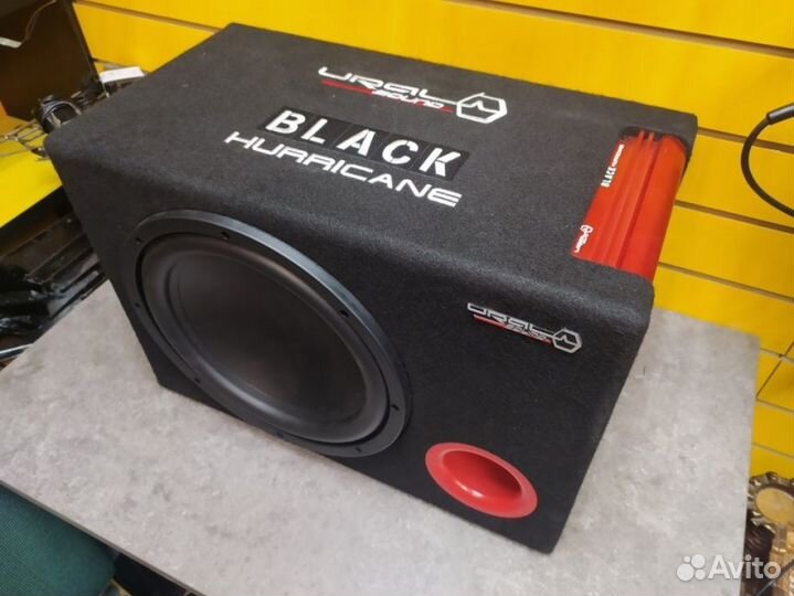 Автомобильный сабвуфер Урал AS-D12A black hurrican