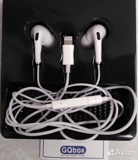 Проводные наушники для айфона Разъем Lightning