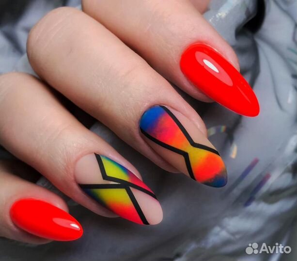 Маникюр, гель лак, наращивание ногтей, укрепление