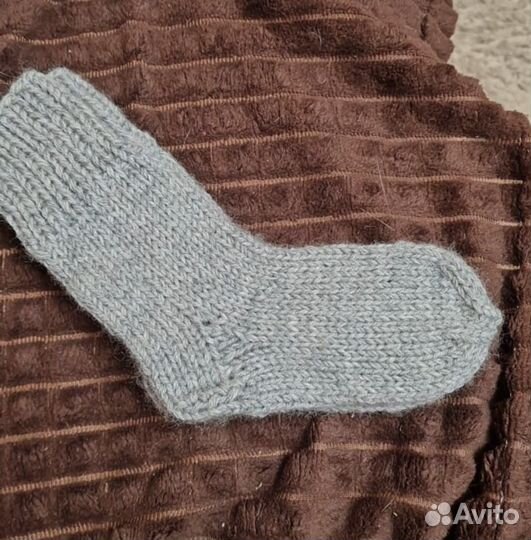 Носки новые, вязаные, теплые, шерстяные