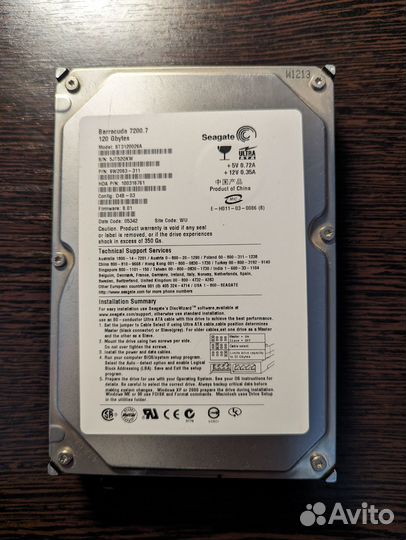 Жесткий диск Barracuda 7200.7