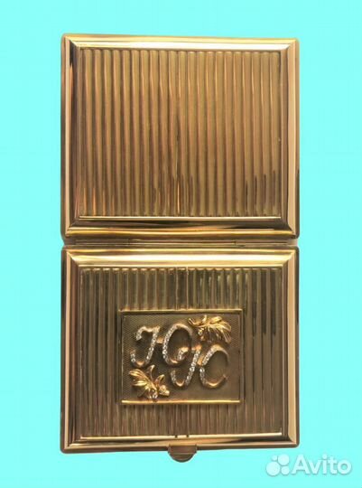 Портсигар золотой именной